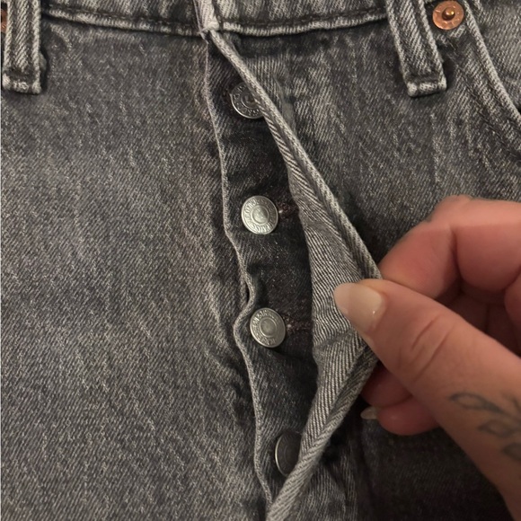 Levi's 501 Gray Skinny Jeans 29 x 30 - Picture 9 of 10